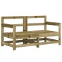 Juego de muebles de jardín 7 pzas madera de pino impregnada de , Conjuntos de jardín - Ref: Foro24-3186430, Precio: 366,75 €,...