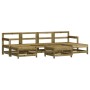 Juego de muebles de jardín 7 pzas madera de pino impregnada de , Conjuntos de jardín - Ref: Foro24-3186381, Precio: 360,23 €,...