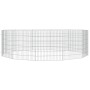 Jaula para conejos 12 paneles hierro galvanizado 54x60 cm de , Jaulas y habitáculos para animales pequeños - Ref: Foro24-1715...