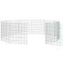 Jaula para conejos 12 paneles hierro galvanizado 54x60 cm de , Jaulas y habitáculos para animales pequeños - Ref: Foro24-1715...