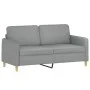 Sofá de 2 plazas de tela gris claro 140 cm de , Sofás - Ref: Foro24-359478, Precio: 232,03 €, Descuento: %