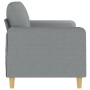 Sofá de 2 plazas de tela gris claro 140 cm de , Sofás - Ref: Foro24-359478, Precio: 235,61 €, Descuento: %