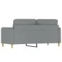Sofá de 2 plazas de tela gris claro 140 cm de , Sofás - Ref: Foro24-359478, Precio: 232,03 €, Descuento: %