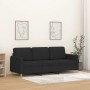 Sofá de 3 plazas de tela negro 180 cm de , Sofás - Ref: Foro24-359490, Precio: 376,35 €, Descuento: %