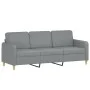 Sofá de 3 plazas de tela gris claro 180 cm de , Sofás - Ref: Foro24-359486, Precio: 262,40 €, Descuento: %