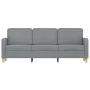 Sofá de 3 plazas de tela gris claro 180 cm de , Sofás - Ref: Foro24-359486, Precio: 262,40 €, Descuento: %