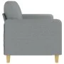 3-seater sofa in light gray fabric 180 cm by , Sofas - Ref: Foro24-359486, Price: 262,40 €, Discount: %