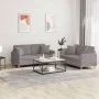 Juego de sofás con cojines 2 piezas tela gris taupe de , Sofás - Ref: Foro24-3202109, Precio: 429,04 €, Descuento: %