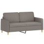Juego de sofás con cojines 2 piezas tela gris taupe de , Sofás - Ref: Foro24-3202109, Precio: 435,62 €, Descuento: %
