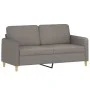 Sofa set with cushions 2 pieces taupe gray fabric by , Sofas - Ref: Foro24-3202093, Price: 404,30 €, Discount: %