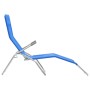 Tumbonas plegables 2 unidades textilene azul de vidaXL, Tumbonas - Ref: Foro24-44337, Precio: 146,23 €, Descuento: %
