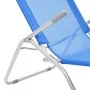 Klappbare Sonnenliegen 2 Einheiten aus blauem Textilene von vidaXL, Liegen - Ref: Foro24-44337, Preis: 128,11 €, Rabatt: %