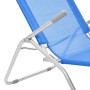 Tumbonas plegables 2 unidades textilene azul de vidaXL, Tumbonas - Ref: Foro24-44337, Precio: 146,23 €, Descuento: %