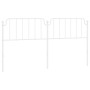 Cabecero de metal blanco 200 cm de , Cabeceros y pies de cama - Ref: Foro24-373974, Precio: 31,86 €, Descuento: %