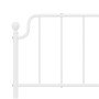 Cabecero de metal blanco 200 cm de , Cabeceros y pies de cama - Ref: Foro24-373974, Precio: 31,86 €, Descuento: %