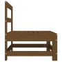 Sofá central de madera maciza de pino marrón miel de , Sofás modulares de exterior - Ref: Foro24-825481, Precio: 54,45 €, Des...