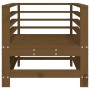 Sillones de jardín 2 unidades madera maciza pino marrón miel de , Sofás modulares de exterior - Ref: Foro24-825628, Precio: 1...