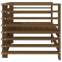 Sillones de jardín 2 unidades madera maciza pino marrón miel de , Sofás modulares de exterior - Ref: Foro24-825628, Precio: 1...