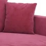 Sillón de terciopelo rojo tinto 60 cm de , Sofás - Ref: Foro24-359287, Precio: 102,95 €, Descuento: %