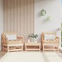 Sillones de jardín 2 unidades madera maciza de pino de , Sofás modulares de exterior - Ref: Foro24-825387, Precio: 113,59 €, ...