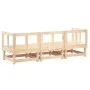 Gartenmöbel-Set 3-teilig aus massivem Kiefernholz von , Modulare Sofas für den Außenbereich - Ref: Foro24-825415, Preis: 158,...