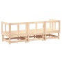 Juego de muebles de jardín 3 piezas madera maciza de pino de , Sofás modulares de exterior - Ref: Foro24-825415, Precio: 161,...