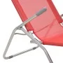 Tumbonas plegables 2 unidades textilene rojo de vidaXL, Tumbonas - Ref: Foro24-44339, Precio: 120,13 €, Descuento: %