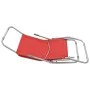 Tumbonas plegables 2 unidades textilene rojo de vidaXL, Tumbonas - Ref: Foro24-44339, Precio: 120,13 €, Descuento: %