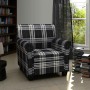 Sillón con cojín de tela negro en Sillones | Comprar online en Foru.es