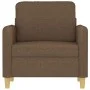 Sillón de tela marrón 60 cm de , Sofás - Ref: Foro24-359465, Precio: 144,43 €, Descuento: %