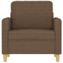 Sillón de tela marrón 60 cm de , Sofás - Ref: Foro24-359465, Precio: 146,59 €, Descuento: %