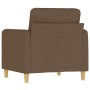 Sillón de tela marrón 60 cm de , Sofás - Ref: Foro24-359465, Precio: 146,59 €, Descuento: %