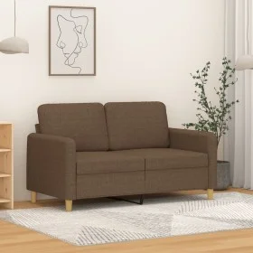 2-Sitzer-Sofa aus braunem Stoff, 120 cm von , Sofas - Ref: Foro24-359473, Preis: 199,65 €, Rabatt: %