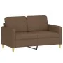 2 seater brown fabric sofa 120 cm by , Sofas - Ref: Foro24-359473, Price: 199,65 €, Discount: %