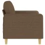 2 seater brown fabric sofa 120 cm by , Sofas - Ref: Foro24-359473, Price: 199,65 €, Discount: %