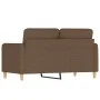 2 seater brown fabric sofa 120 cm by , Sofas - Ref: Foro24-359473, Price: 199,65 €, Discount: %