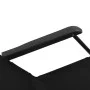 Tumbonas plegables con reposapiés 2 unidades acero negro de vidaXL, Tumbonas - Ref: Foro24-44343, Precio: 109,25 €, Descuento: %