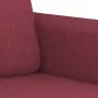 Sofá de 2 plazas de tela rojo tinto 140 cm de , Sofás - Ref: Foro24-359484, Precio: 208,14 €, Descuento: %