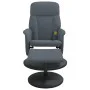 Sillón reclinable masaje con reposapiés terciopelo gris oscuro de , Sillones - Ref: Foro24-356701, Precio: 189,84 €, Descuent...