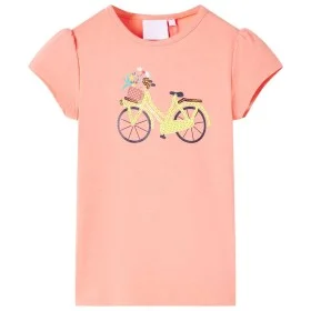Camiseta infantil color coral 128 de , Camisetas para niños - Ref: Foro24-11072, Precio: 8,52 €, Descuento: %