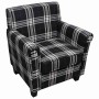 Sillón con cojín de tela negro en Sillones | Comprar online en Foru.es