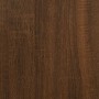 Banco zapatero madera de ingeniería marrón roble 102x32x50 cm de , Bancos para recibidores y almacenamiento - Ref: Foro24-835...