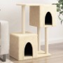 Rascador para gatos con postes de sisal color crema 86 cm de , Mobiliario para gatos - Ref: Foro24-172100, Precio: 46,20 €, D...