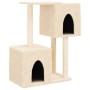 Rascador para gatos con postes de sisal color crema 86 cm de , Mobiliario para gatos - Ref: Foro24-172100, Precio: 46,20 €, D...