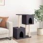 Rascador para gatos con postes de sisal gris oscuro 86 cm de , Mobiliario para gatos - Ref: Foro24-172102, Precio: 39,31 €, D...