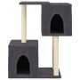 Rascador para gatos con postes de sisal gris oscuro 86 cm de , Mobiliario para gatos - Ref: Foro24-172102, Precio: 39,31 €, D...