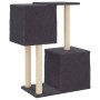 Rascador para gatos con postes de sisal gris oscuro 86 cm de , Mobiliario para gatos - Ref: Foro24-172102, Precio: 39,31 €, D...