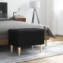 Black engineered wood storage bench 62x42x46 cm by , Benches for halls and storage - Ref: Foro24-835069, Price: 60,61 €, Disc...