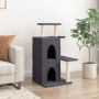 Rascador para gatos con postes de sisal gris oscuro 97 cm de , Mobiliario para gatos - Ref: Foro24-172114, Precio: 45,81 €, D...