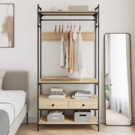 Armario cajones madera ingeniería roble Sonoma 89x39x184,5 cm de , Armarios roperos - Ref: Foro24-838954, Precio: 131,30 €, D...